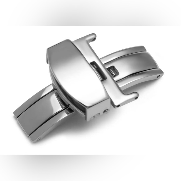 New Stainless Steel WatchCo 18mm Watch Buckle Deployant Deployment Style - Picture 1 of 6